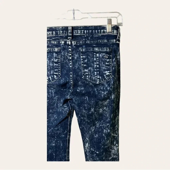 0827. Rag AND BONE DENIM JEANS SKINNY SIZE 27 ACID WASH IN COLOR - Picture 11 of 12